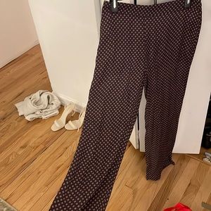 Theory 100% silk pants